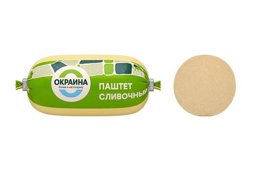картинка Паштет Сливочный Окраина 180г от магазина Окраина