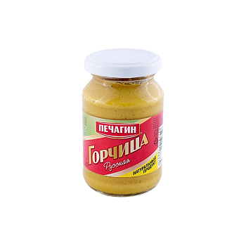 картинка Горчица русская ТМ Печагин 200г от магазина Окраина