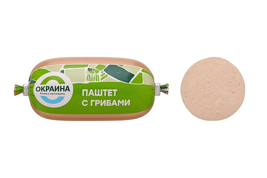 картинка Паштет с грибами Окраина 180г от магазина Окраина