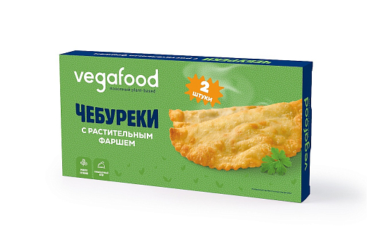 картинка Чебуреки с растительным фаршем Vegafood 300г от магазина Окраина