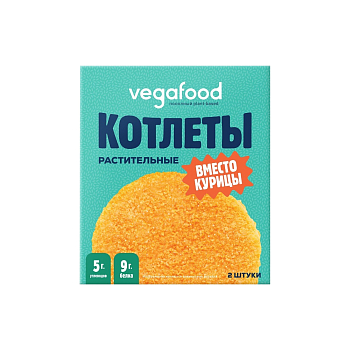 картинка Котлеты растительные вместо курицы Vegafood 200г зам от магазина Окраина