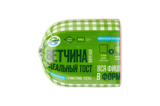 картинка Ветчина Идеальный тост Окраина 0,950-1,1кг от магазина Окраина